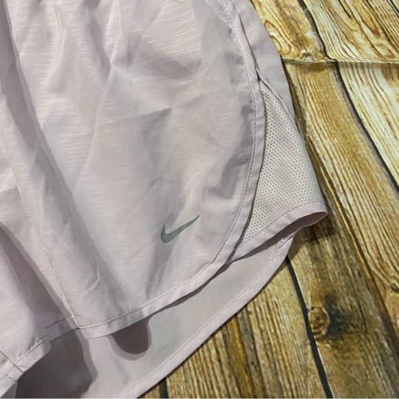 Nike Dri Fit Light Purple Brief Lined Running Athletic Shorts - Picture 2 of 6